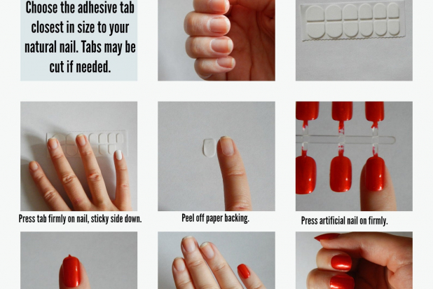 Press On Nail Sticker Tabs (Bag 24pcs) — NSI Australia
